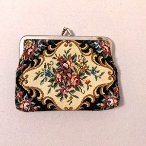 Vintage Embroidered Coin Purse